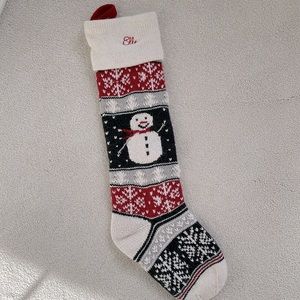 NEW Pottery Barn “Elle” Monogramed Fair Isle Stocking